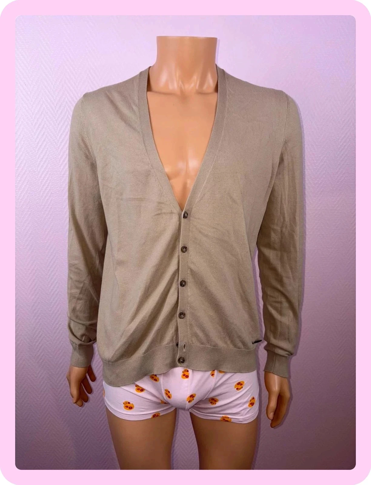 Cardigan homme Sisley taille xl propre – photo 2